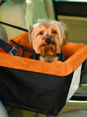 Kutyaülés Biztonsági Utazás Kis És Közepes Méretű Kutya Első Üléséhez Összecsukható Járműszállító Kisállat-magasító