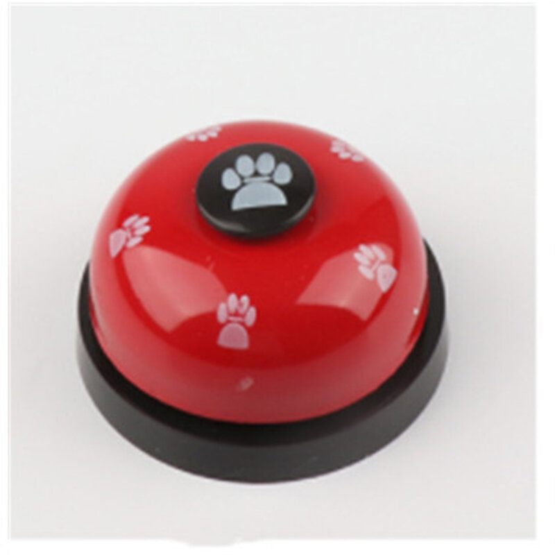 Pet Press Jingle Dog Cat Trainer Pet Intelligence Játék Lábnyomok Bells Dog Ringer