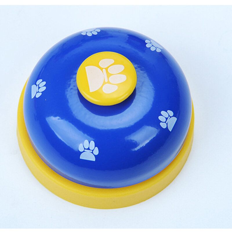 Pet Press Jingle Dog Cat Trainer Pet Intelligence Játék Lábnyomok Bells Dog Ringer