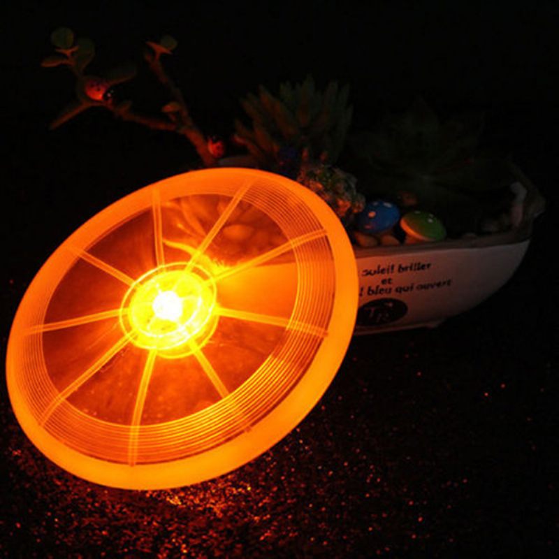 Repülő Led Glow Disc Világító Flashflight Éjszakai Szabadtéri Kisállat Kutyajátékok