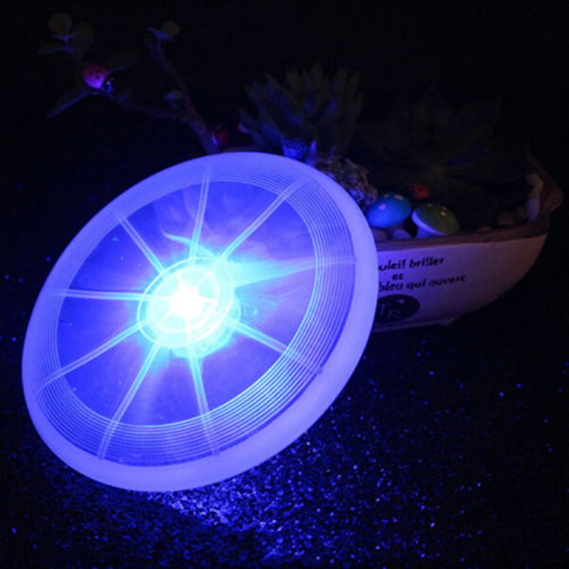 Repülő Led Glow Disc Világító Flashflight Éjszakai Szabadtéri Kisállat Kutyajátékok