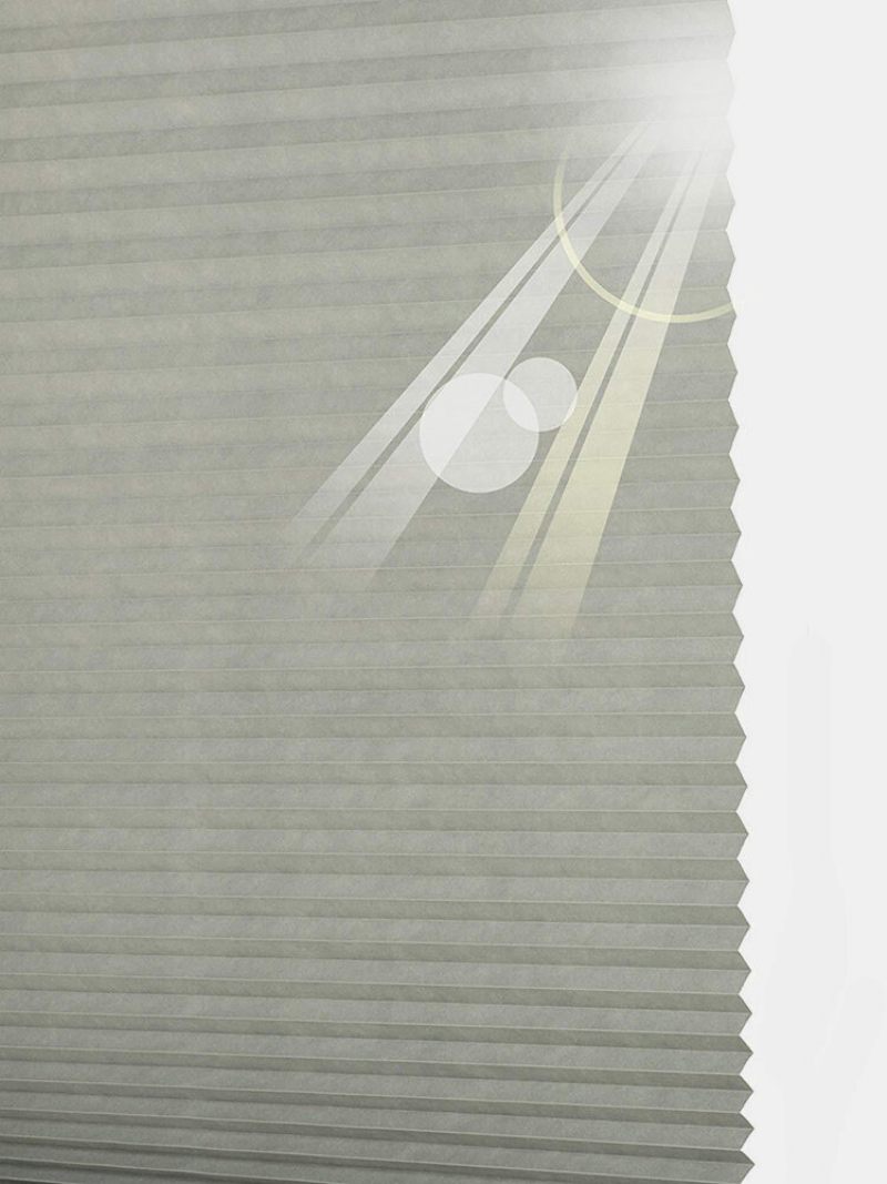1db Redős Függöny Vezeték Nélküli Fényszűrő Redőzött Szövet Vakernyő Fény Könnyen Vágható És Felszerelhető