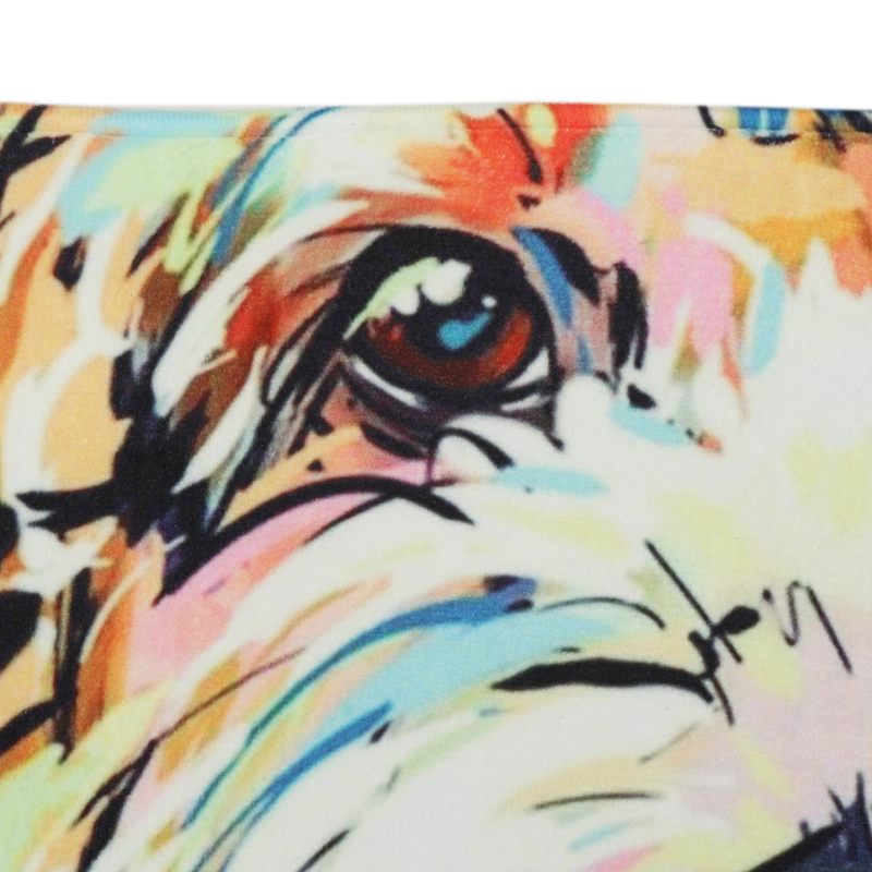 Akvarell Kutyamintás Szőnyegek Csúszásmentes Fürdőszőnyegek Állatajtós Téglalap 40*60cm