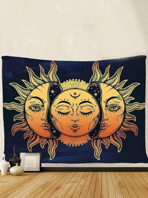 Falra Függő Hold És Nap Mandala Gobelin Bohemian Ágytakaró Dekoráció