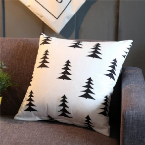 Kockás Párnahuzat Elegáns Európai Stílusú + Mag Flannelette 45*45cm