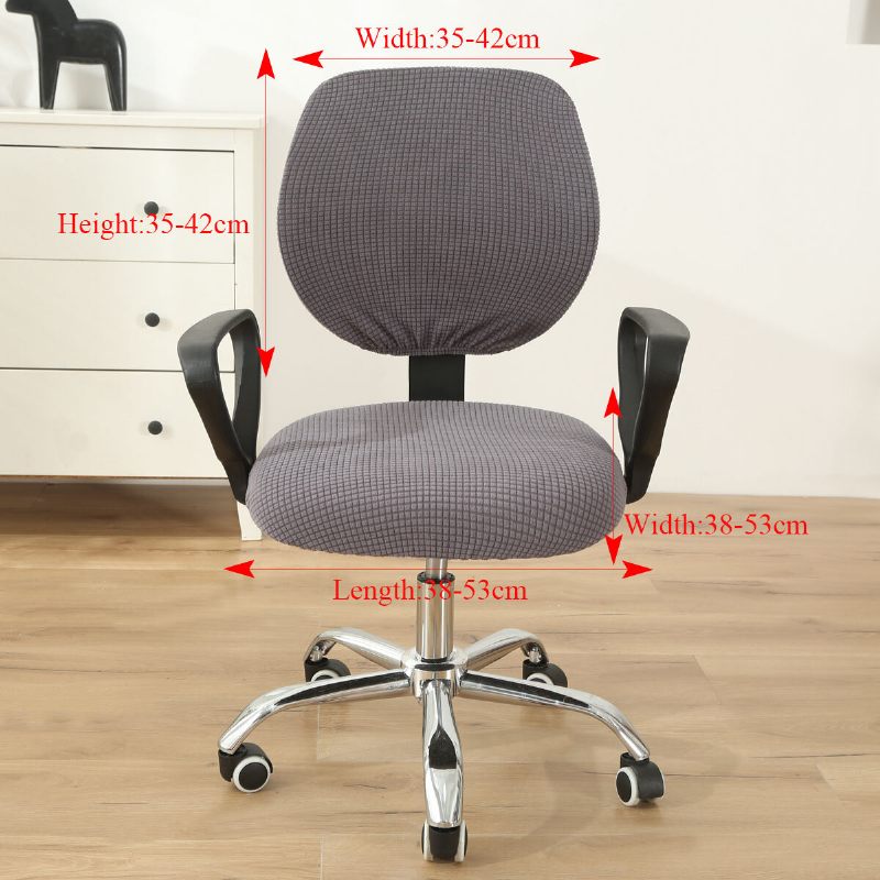 Osztott Számítógépes Irodai Székhuzat Stretch Desk Task Rotat Üléshuzatok Slipcover