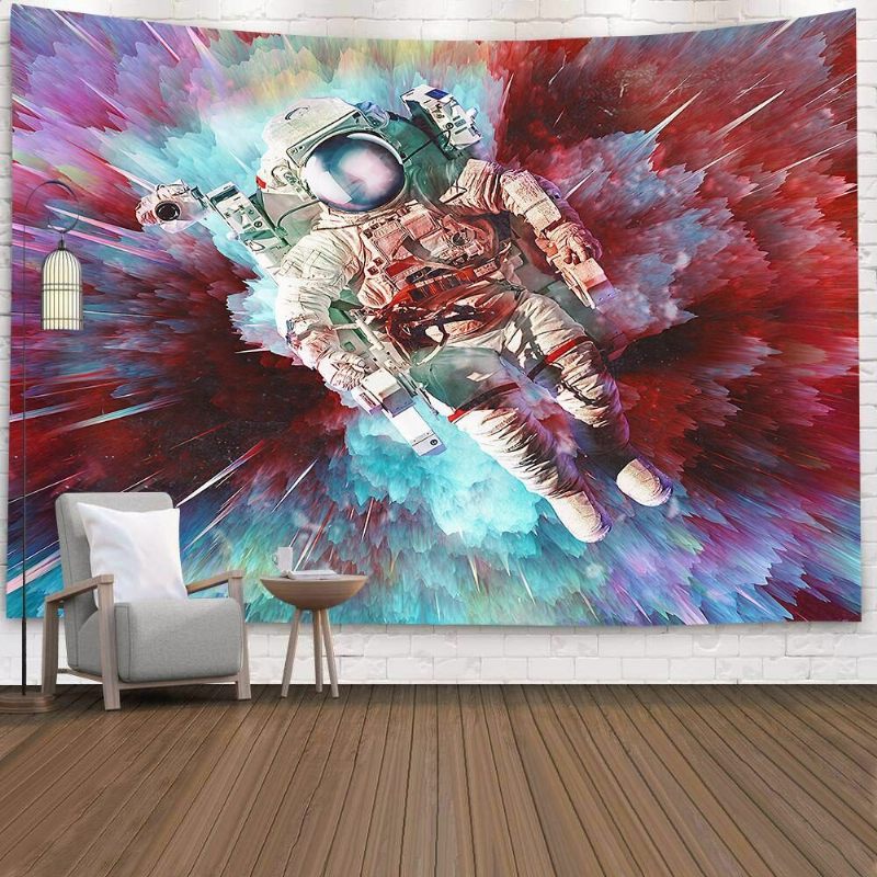 Űrhajós Gobelin Fali Művészet Pszichedelikus Hálószoba Otthoni Függöny Kárpit