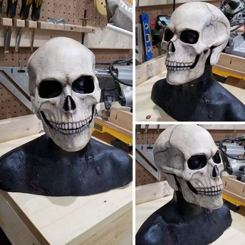 2023 Halloween Full Head Skull Mask Personality Holiday Horror Dekorációs Maszk