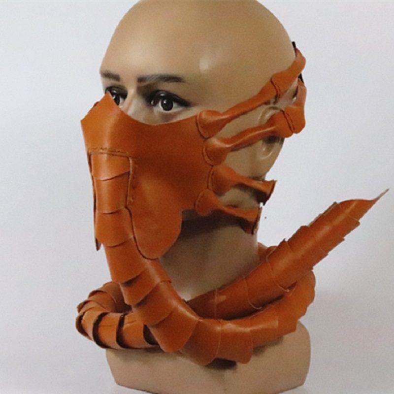 Alien Scorpion Facehugger Maszk Face Hugger Halloween Jelmez Scary Prop Latex