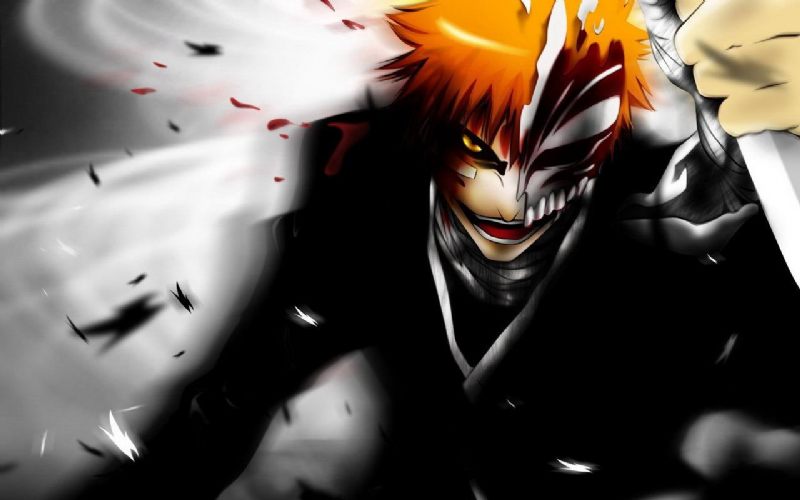 Anime Super Bleach Ichigo Hollow Cosplay Maszk