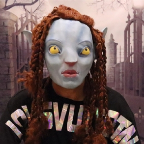 Avatar Deluxe Overhead Felnőtt Jake Sully Latex Maszk Halloween Jelmez Film Szerep Cosplay Kellékek