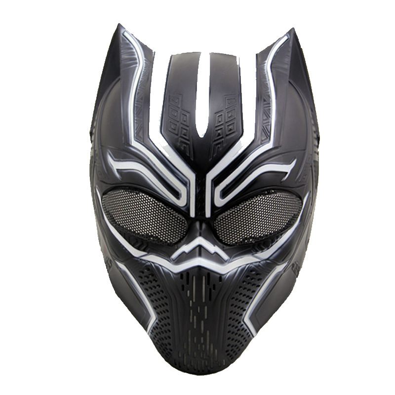 Black Panther Skull Mask Cs Field Protective Halloween Cosplay Ball