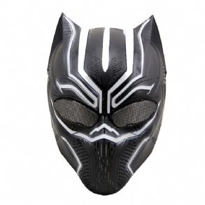 Black Panther Skull Mask Cs Field Protective Halloween Cosplay Ball