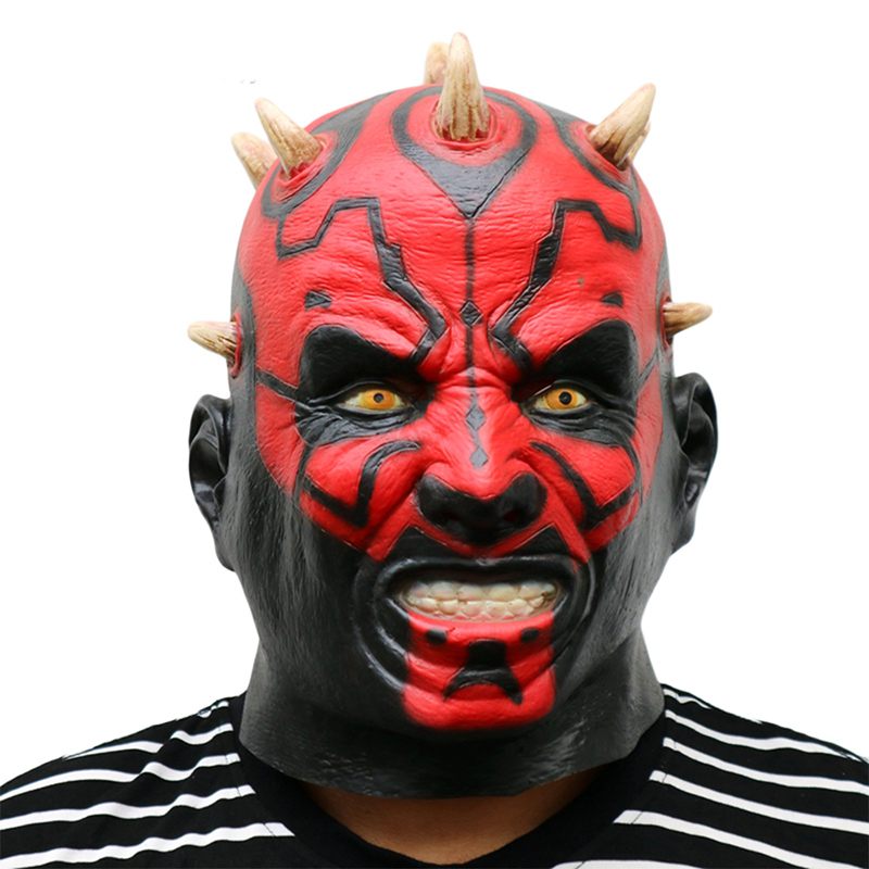 Darth Maul Deluxe Felnőtt Fej Feletti Latex Maszk Halloween Egyedi Horror Kiegészítők