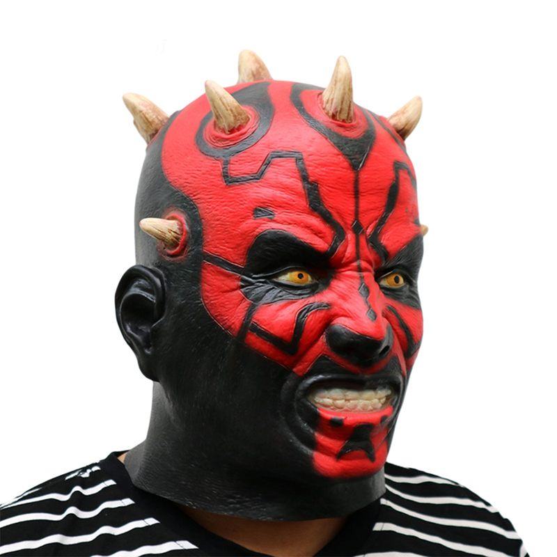 Darth Maul Deluxe Felnőtt Fej Feletti Latex Maszk Halloween Egyedi Horror Kiegészítők