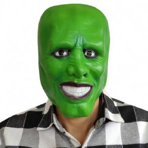 Filmthe Mask Jim Carrey Latex Maszkok Cosplay Party Greenhez