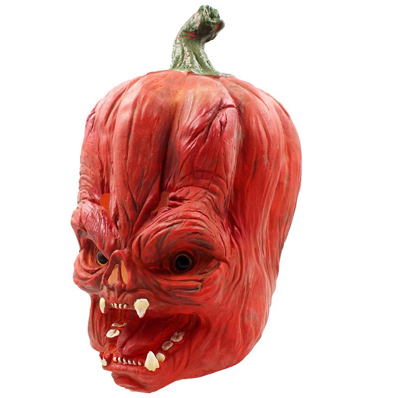 Halloween Bohóc Sütőtök Maszk Horror Vicces Táncparti Jelmez Játék Cos Kellékek 38*29*33 cm