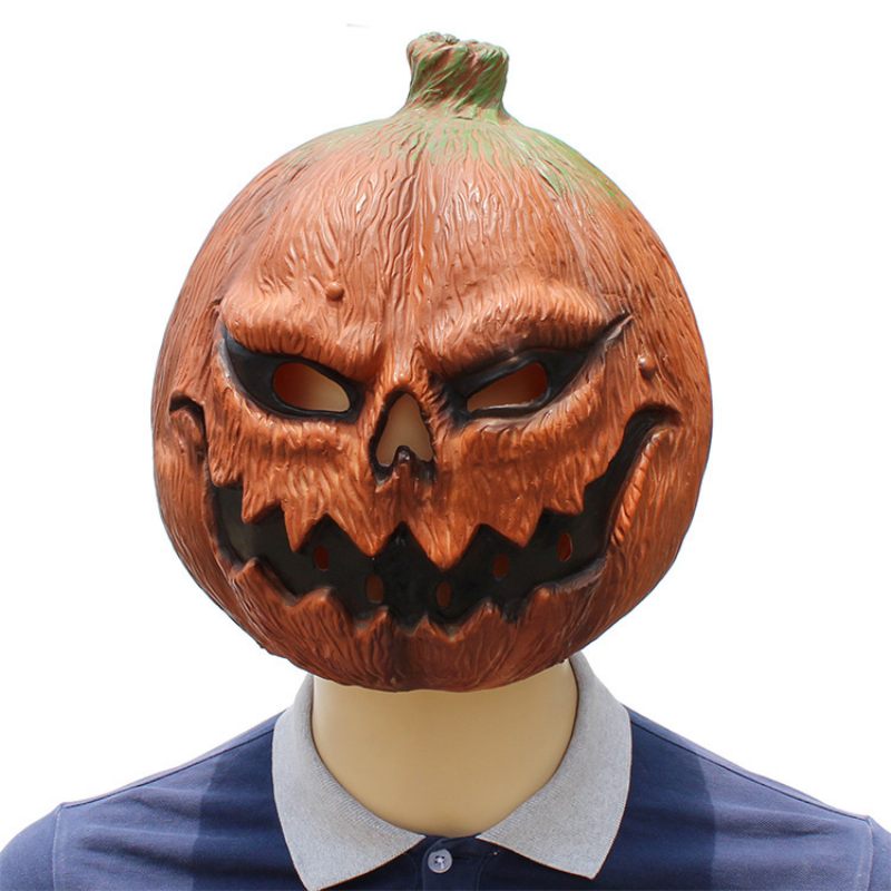 Halloween Bohóc Sütőtök Maszk Horror Vicces Táncparti Jelmez Játék Cos Kellékek 38*29*33 cm