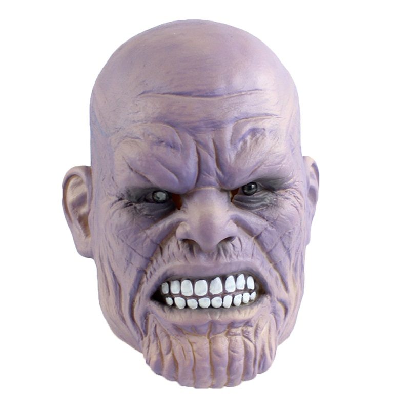 Infinity War Szuperhős Maszk Latex Full Head Halloween Cosplay Kellékek