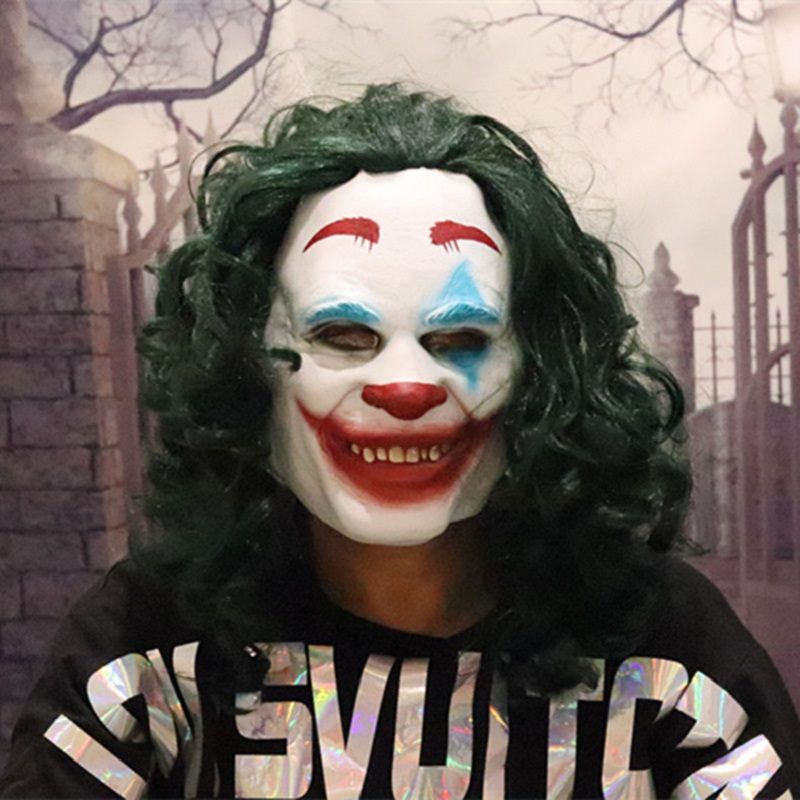 Joker Maszk Todd Phillips Film Joaquin Phoenix Cosplay Halloween Jelmez Ijesztő Bohóc