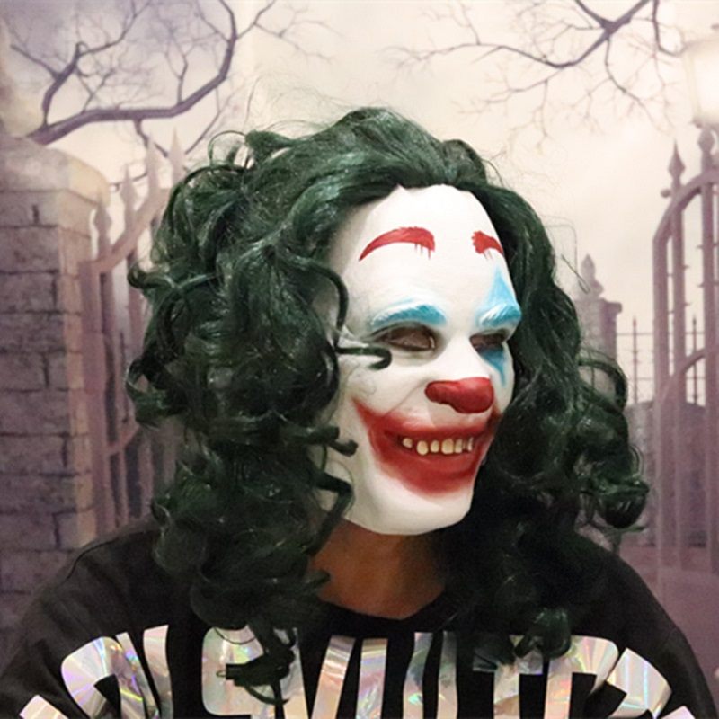 Joker Maszk Todd Phillips Film Joaquin Phoenix Cosplay Halloween Jelmez Ijesztő Bohóc