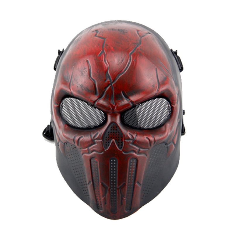 Punisher Scary Skull Mask Ears Protective Real Man Field Protection