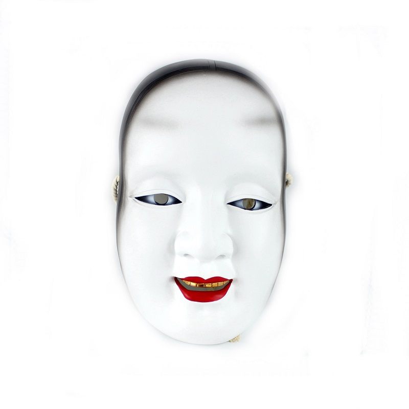 Resin Prajna Japanese Noh Mask Deluxe Scary Halloween Cosplay Sisak