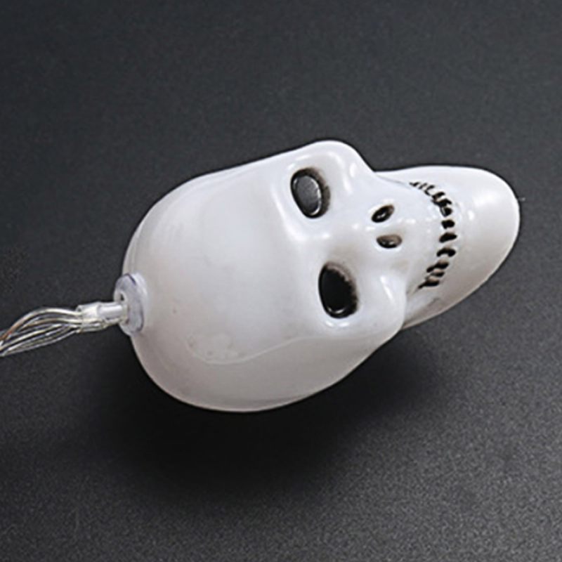 Skelton Led-es Lámpafüzérek A Halloween-napi Dekorációhoz Új Stílusú Skull Spirit Fesztivál Dekoratív Világítóláncok