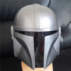 Star Wars Mandalorian Sisak Pvc Maszk Halloween Cosplay Sminkjelmez Kellékek