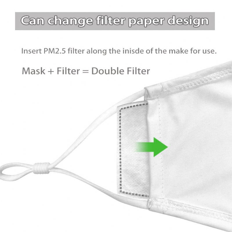 2db Pm2.5 Filter Food Mask Minta Porálló Maszk Légzőszelepes Maszkkal