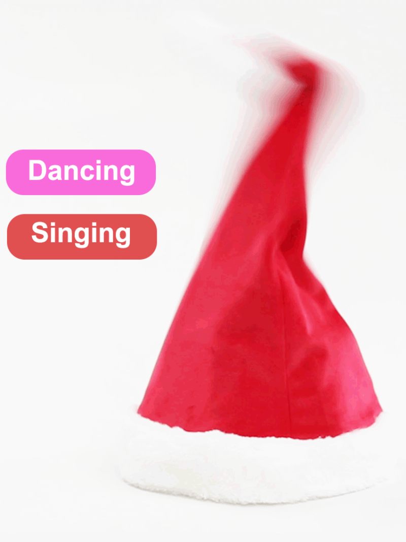 Kreatív Puha Elektromos Zenés Karácsonyi Kalap Méretben Állítható Mikulás Sapka A Xiaomi Youpin-től