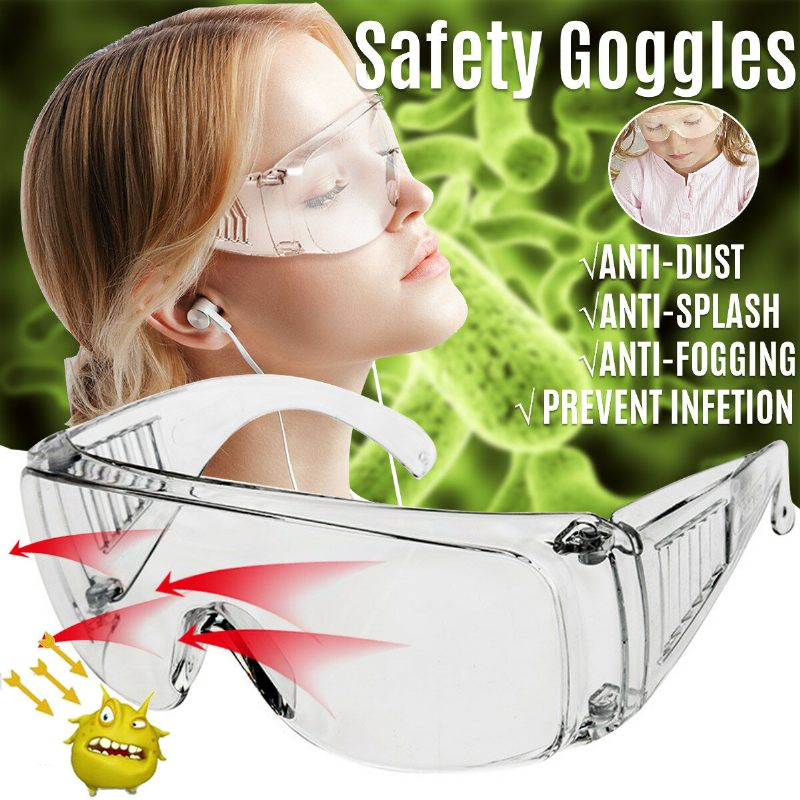 Uniszex Könnyű Páramentes Biztonsági Gyermekvédő Szemüveg Influenzaálló Védőszemüveg Felnőtteknek