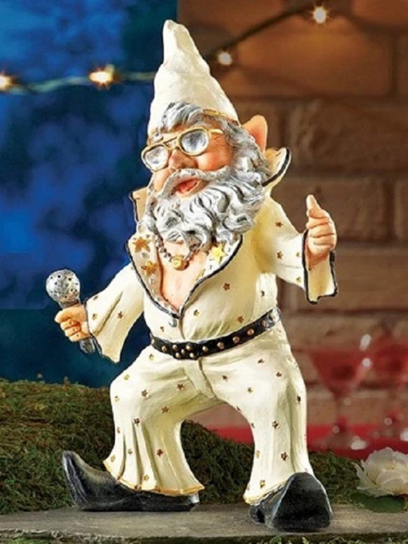 1 Pc Gnome Törpe Karácsonyi Hálaadás Születésnapi Dísz Híres Énekes Filmsztár Táncoló Monroe Gyanta Kert Lakberendezési Fesztivál Ajándék