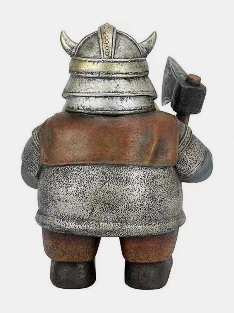 Viktor Kalóz Norvég Törpe Szobor Gyanta Miniatűr Figurák Szobrok Kültéri Kerti Dekorációval