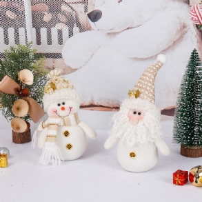 Karácsonyi Dekoráció Öreg Hóember Baba Aranyos Kreatív Ajándék